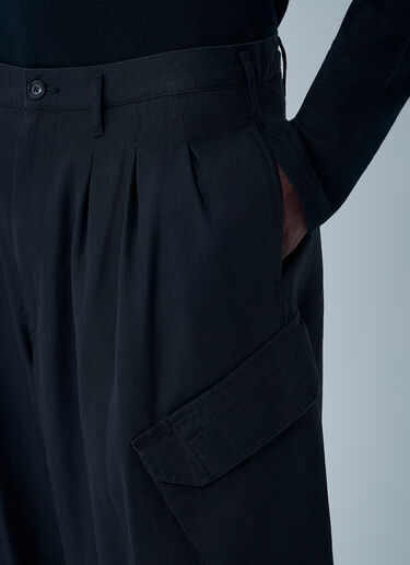 Yohji Yamamoto 12Tuck Work Pants Black yoy0162001