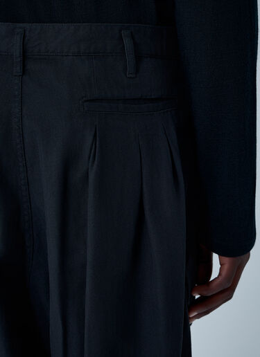 12Tuck Work Pants Yohji Yamamoto 12Tuck Work Pants Black yoy0162001