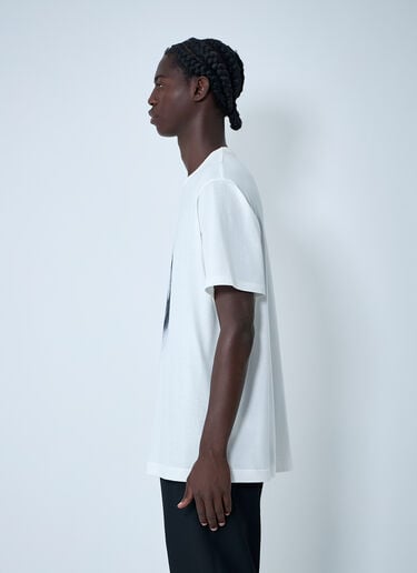 Yohji Yamamoto Logo Motif T-Shirt White yoy0162008