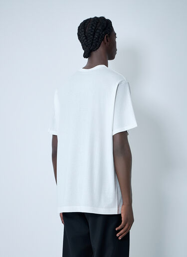 Yohji Yamamoto Logo Motif T-Shirt White yoy0162008