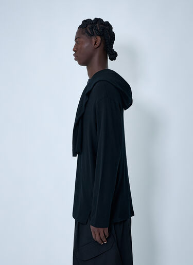 Yohji Yamamoto Hooded Sweater Black yoy0162009