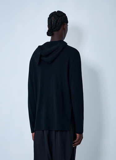 Yohji Yamamoto Hooded Sweater Black yoy0162009