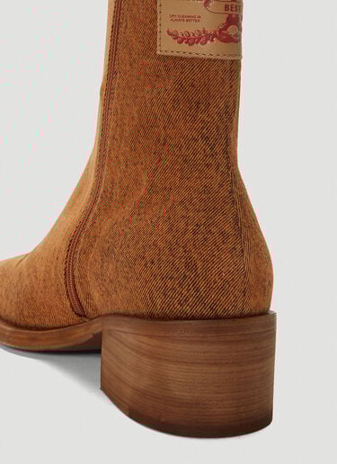 Denim Ankle Boots Y/Project Denim Ankle Boots Brown ypr0141010