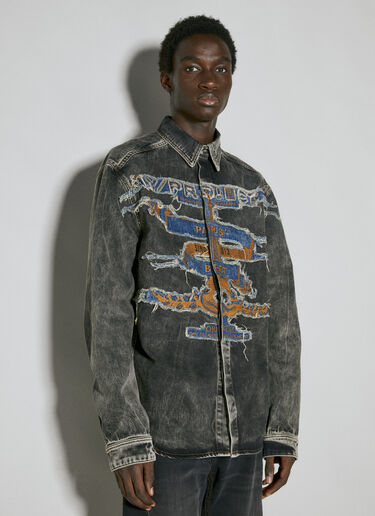 Y/PROJECT Paris' Best Denim Shirt Black ypr0153009