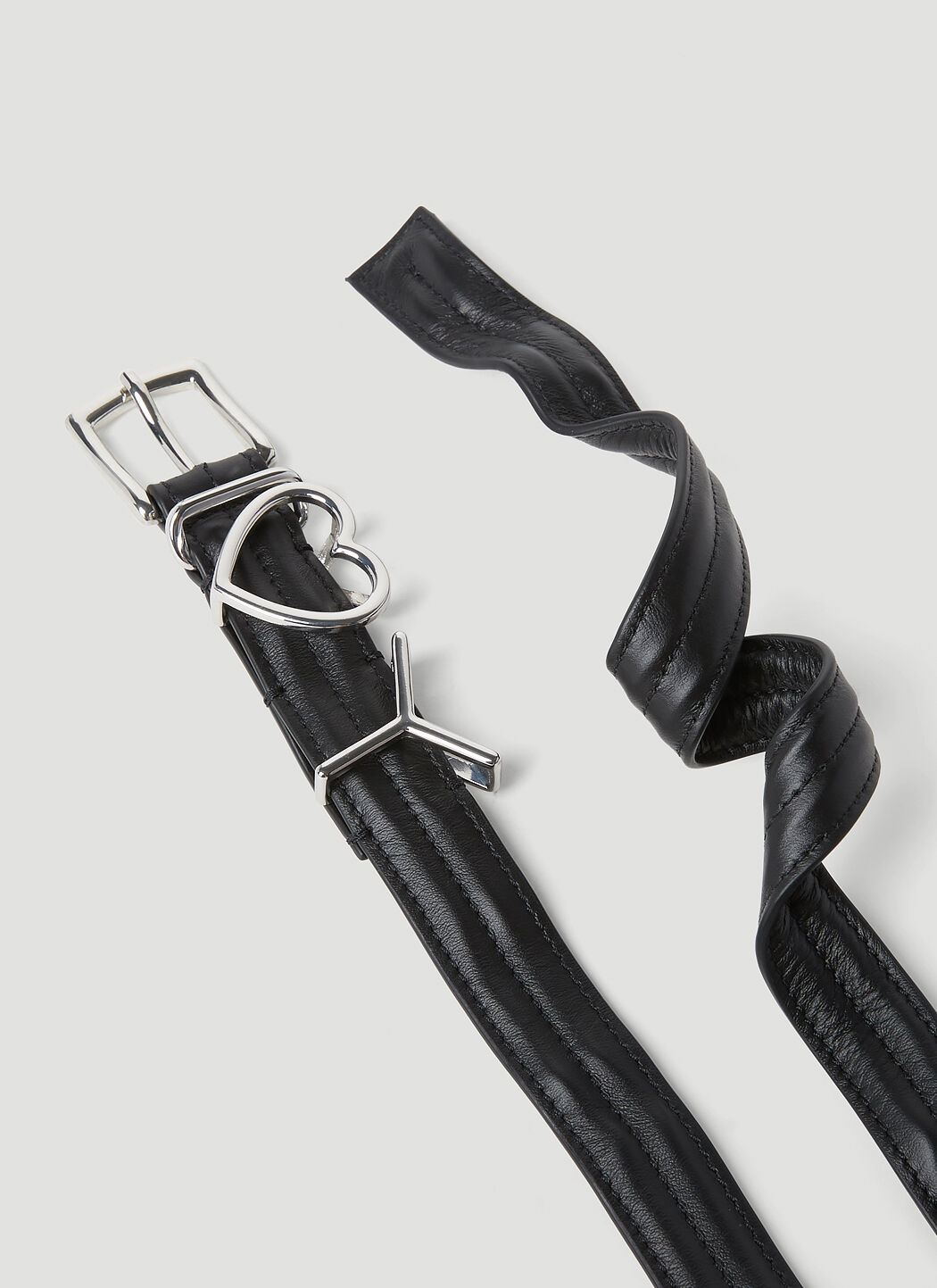 Y/Project Women's' Wire Y Heart Belt in Black | LN-CC®