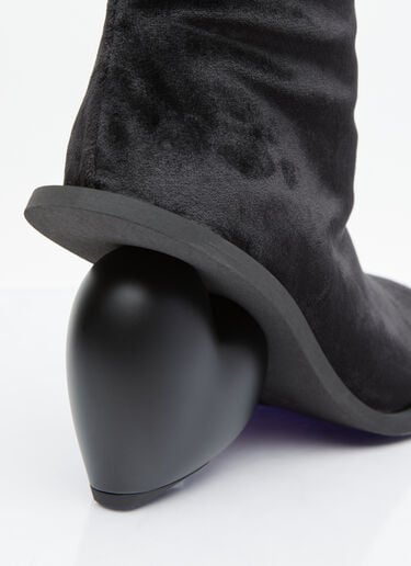 Love Velvet Boots Yume Yume Love Velvet Boots Black yum0254002