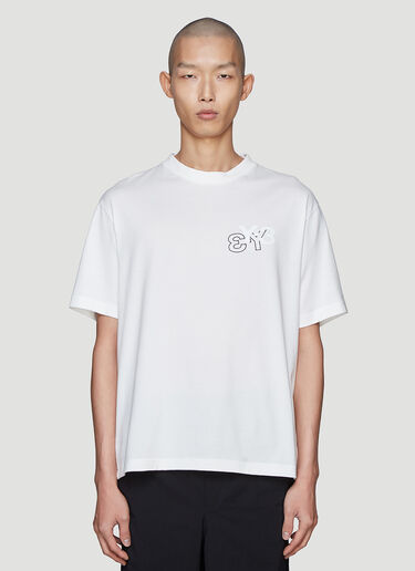 Double Logo T-Shirt Y-3 Double Logo T-Shirt White yyy0136002