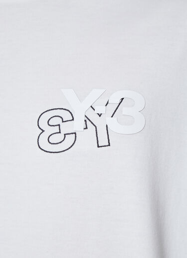 Double Logo T-Shirt Y-3 Double Logo T-Shirt White yyy0136002