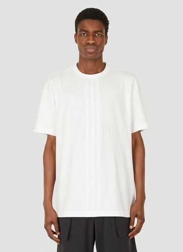Stripes Short-Sleeved T-Shirt Y-3 Stripes Short-Sleeved T-Shirt White yyy0147013
