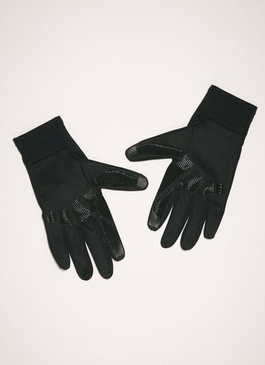 徽标印花跑步手套 Y-3 徽标印花跑步手套 黑色 yyy0158031