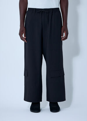 Y-3 Logo Motif Track Pants Black yyy0162024