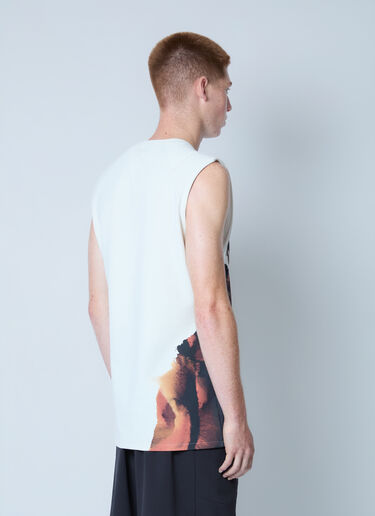 Y-3 Logo Motif Tank Top White yyy0162202