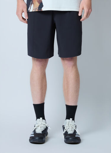 Y-3 Logo Motif Shorts Black yyy0162203