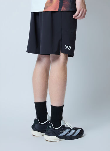 Y-3 Logo Motif Shorts Black yyy0162203