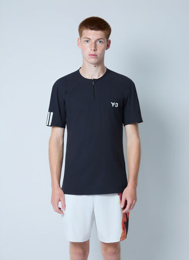 Y-3 Logo Motif T-Shirt Black yyy0162204