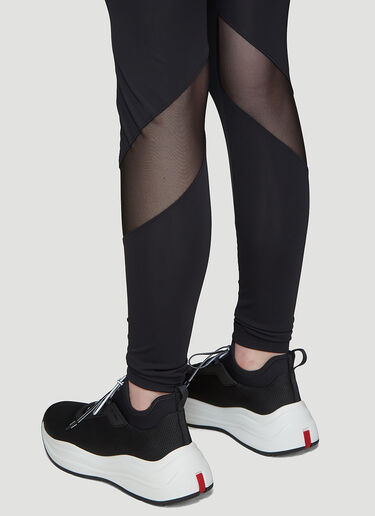 Mesh Panel Leggings Y-3 Mesh Panel Leggings Black yyy0236004