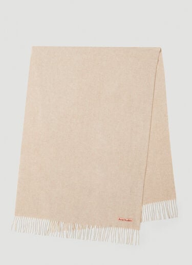 Logo Scarf Acne Studios Logo Scarf Beige acn0346020