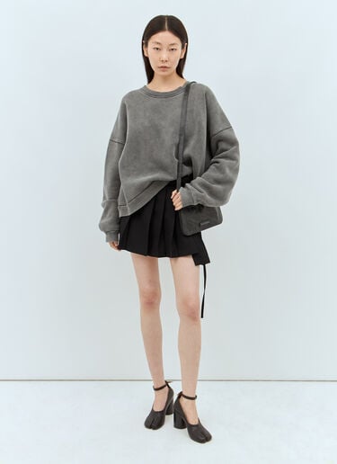 로고 패치 맨투맨 Acne Studios 로고 패치 맨투맨 블랙 acn0357002