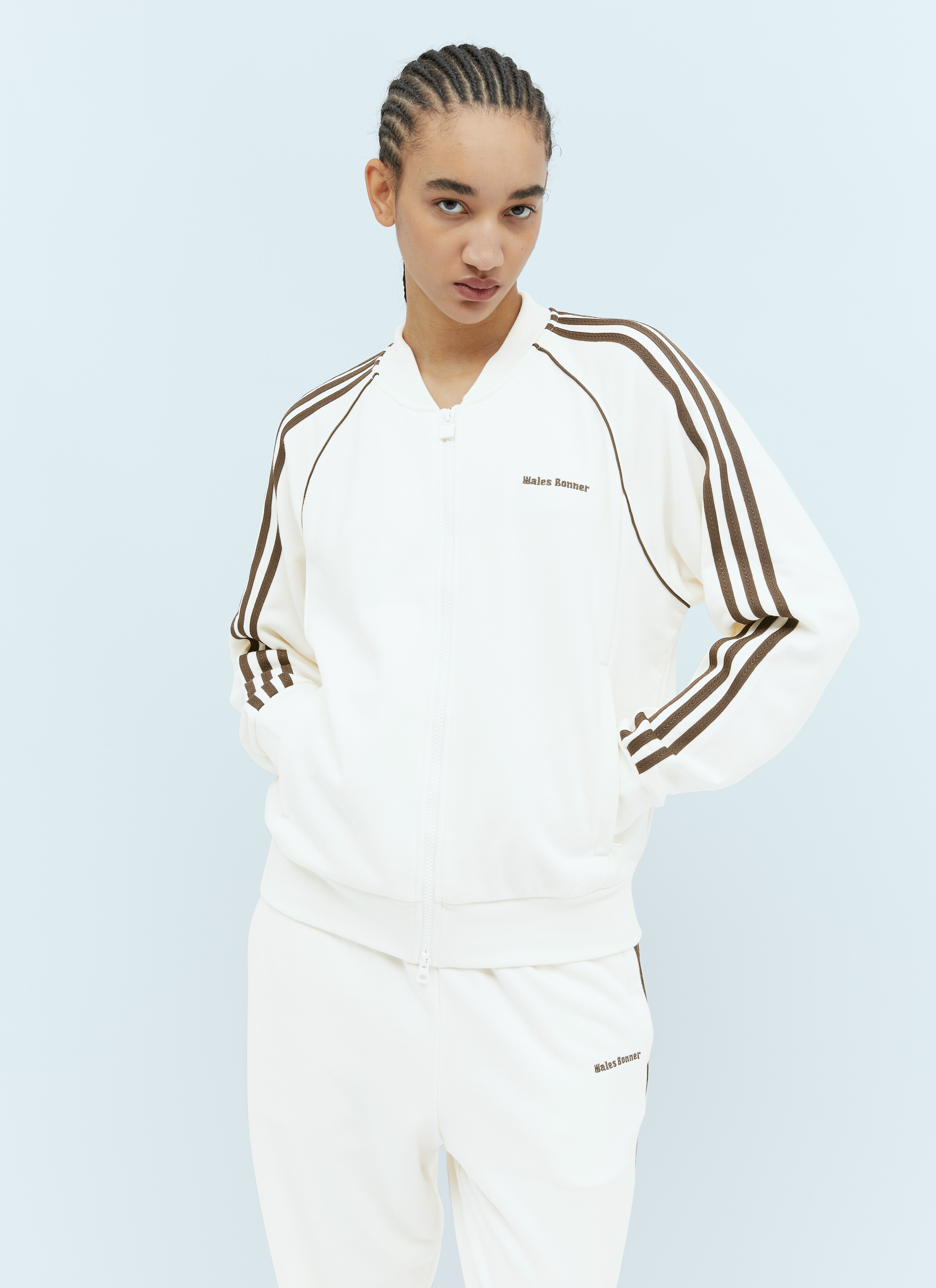 adidas by Wales Bonner レディース ロゴ刺繍トラックジャケット
