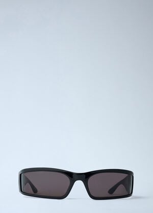 Balenciaga Sunset Rectangle Sunglasses Black bal0361003