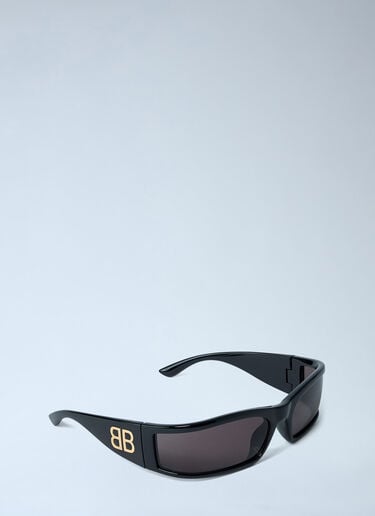 Sunset Rectangle Sunglasses Balenciaga Sunset Rectangle Sunglasses Black bal0361003