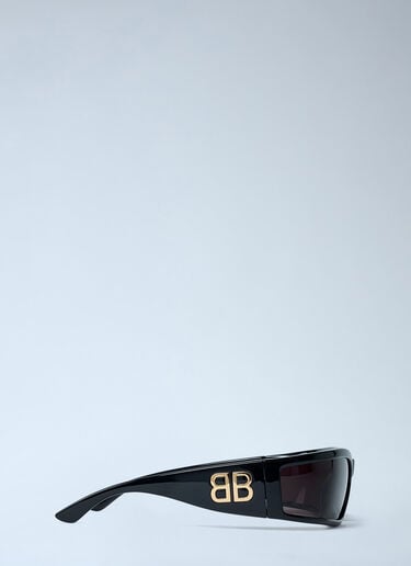 Sunset Rectangle Sunglasses Balenciaga Sunset Rectangle Sunglasses Black bal0361003