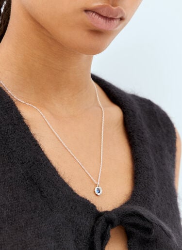 Mini Bamboo Pendant Necklace Bleue Burnham Mini Bamboo Pendant Necklace Silver bbm0356005