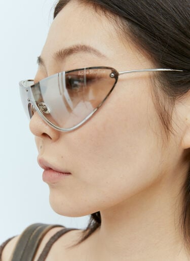 Acne Studios 메탈 프레임 선글라스 실버 cns0354004