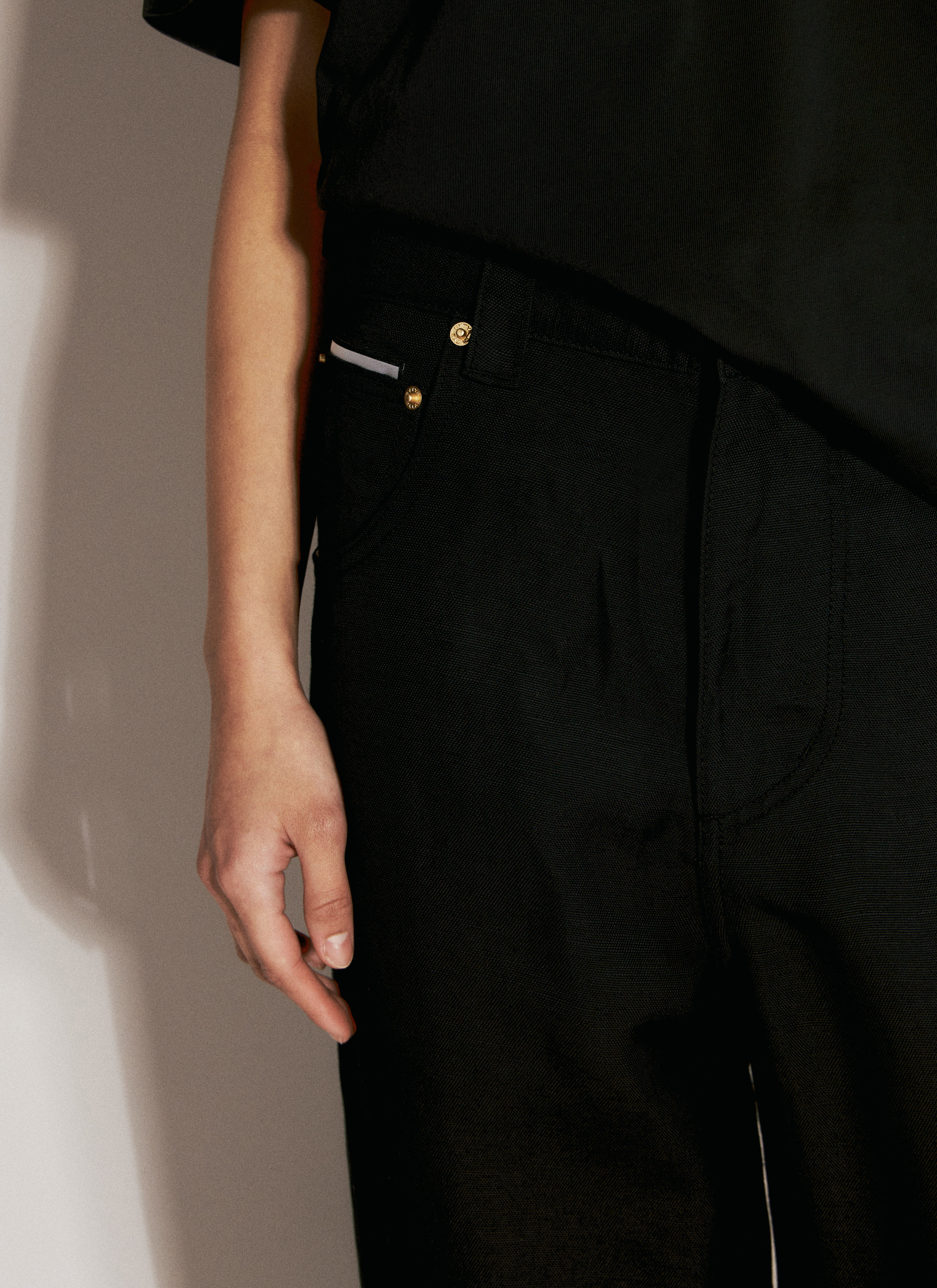 Eytys Titan Linen Pants en Black pour femme | LN-CC®