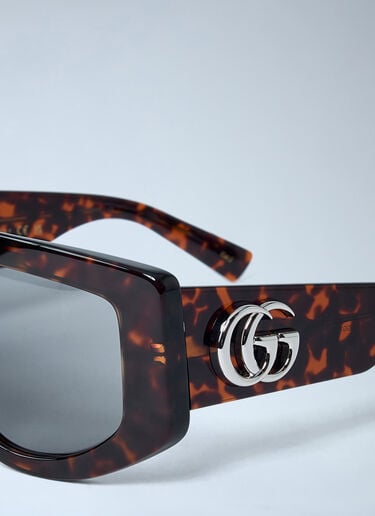 Rectangle Sunglasses Gucci Rectangle Sunglasses Brown gus0362003