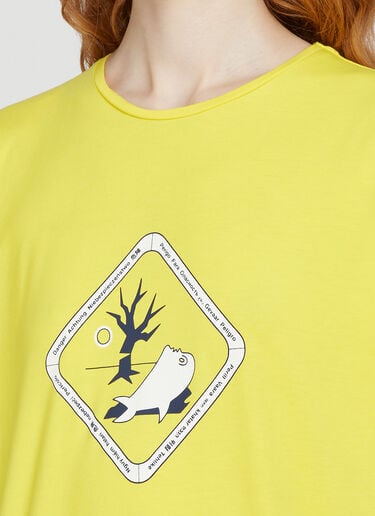 T 01 Danger T-Shirt LN-CC x Kyle Platts T 01 Danger T-Shirt Yellow kyl0342003