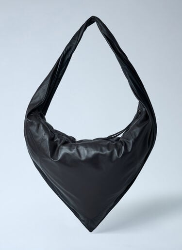 Leather Scarf Bag Lemaire Leather Scarf Bag Black lem0362018