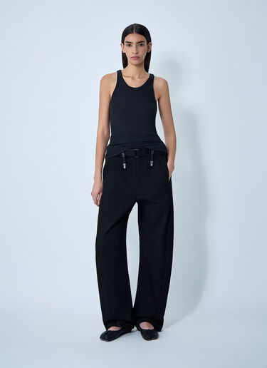 Lemaire Twisted Belted Pants Black lem0362021