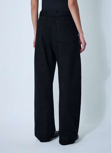 Lemaire Twisted Belted Pants Black lem0362021