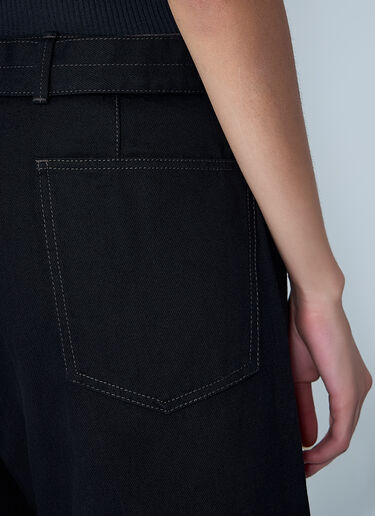 Lemaire Twisted Belted Pants Black lem0362021