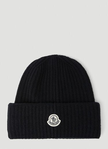 徽标贴饰无檐便帽 7 Moncler Fragment 徽标贴饰无檐便帽 黑色 mfr0354002