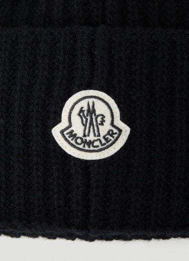 徽标贴饰无檐便帽 7 Moncler Fragment 徽标贴饰无檐便帽 黑色 mfr0354002