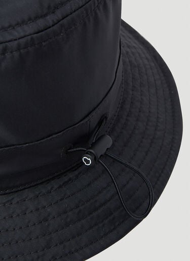 徽标渔夫帽 7 Moncler Fragment 徽标渔夫帽 黑色 mfr0354003