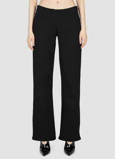 Logo Print Track Pants Mowalola Logo Print Track Pants Black mow0352005