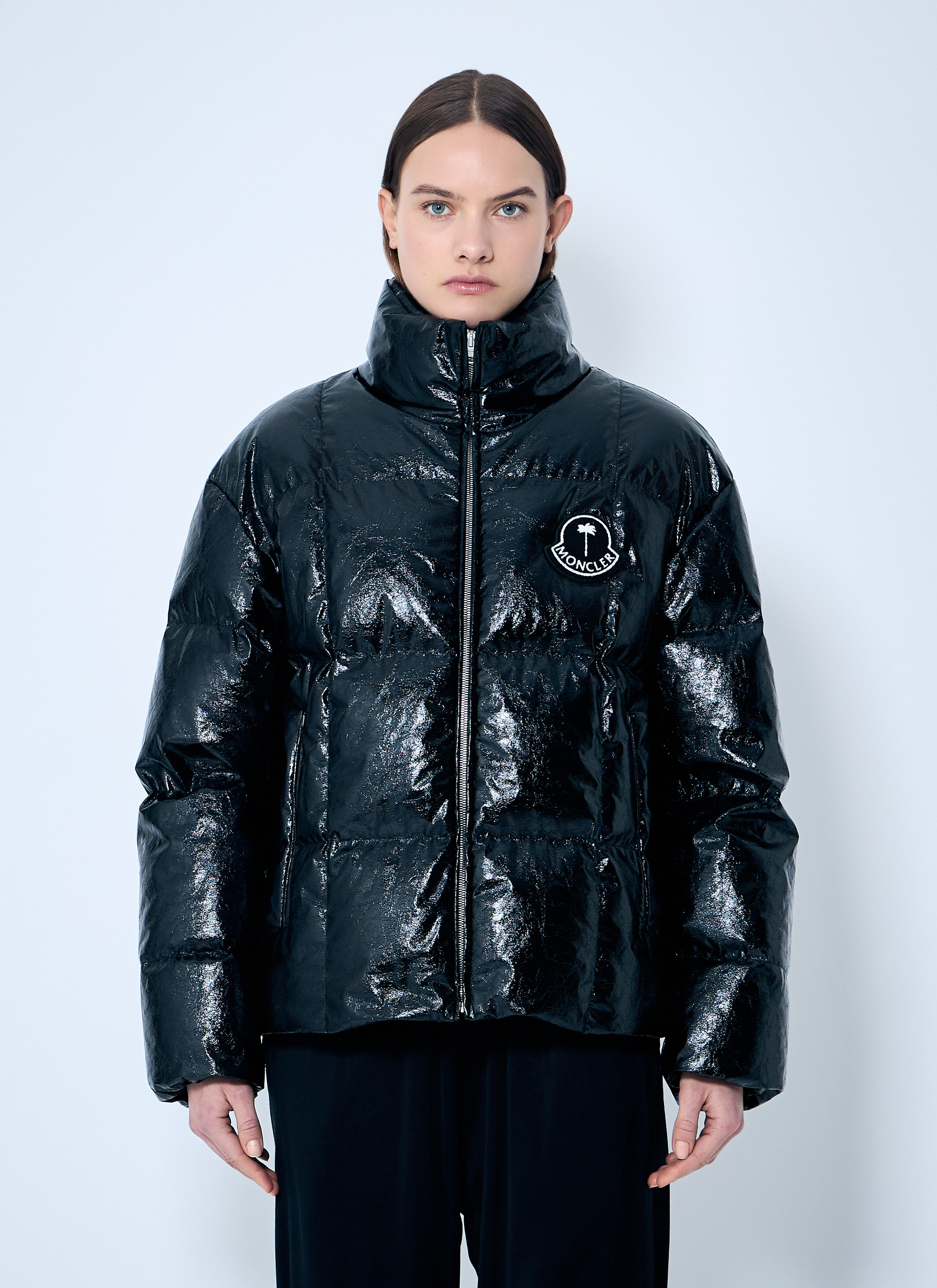 8 Moncler Palm Angels Women's' Simoom Short Down Jacket in