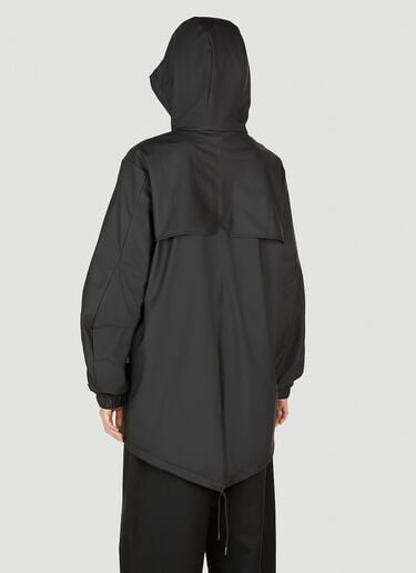 Rains 피시테일 파카 재킷 블랙 rai0352005