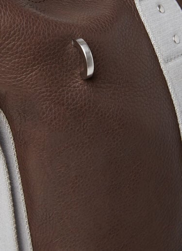 Trolley Leather Tote Bag Rick Owens Trolley Leather Tote Bag Brown ric0353001