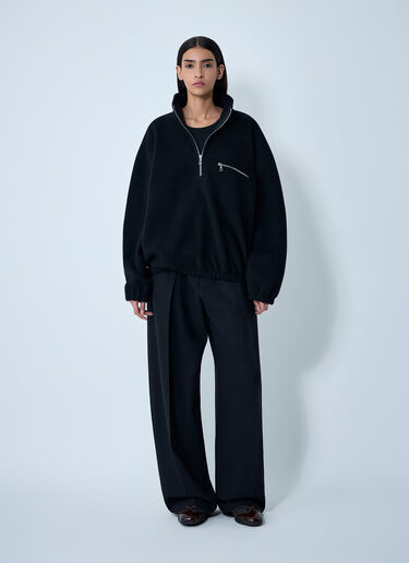 Zip-Up Fleece Sweatshirt RIER Zip-Up Fleece Sweatshirt Black rrr0358008