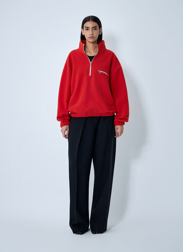 Zip-Up Fleece Sweatshirt RIER Zip-Up Fleece Sweatshirt Orange rrr0362001