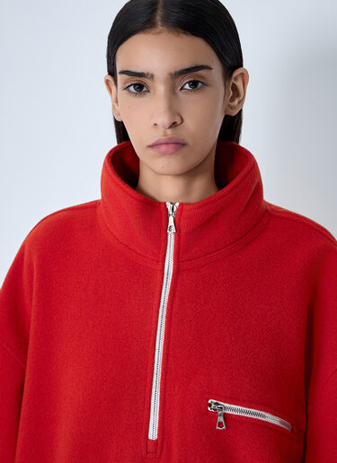 Zip-Up Fleece Sweatshirt RIER Zip-Up Fleece Sweatshirt Orange rrr0362001