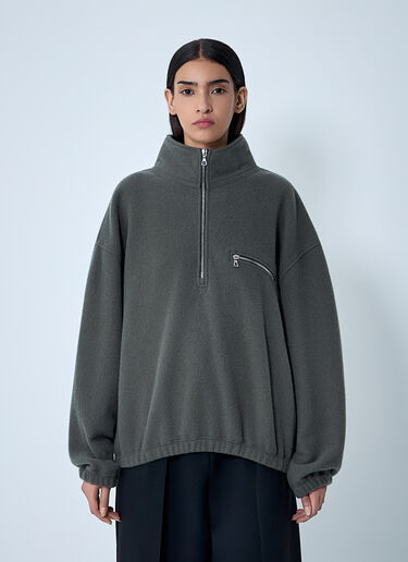 Zip-Up Fleece Sweatshirt RIER Zip-Up Fleece Sweatshirt Grey rrr0362003