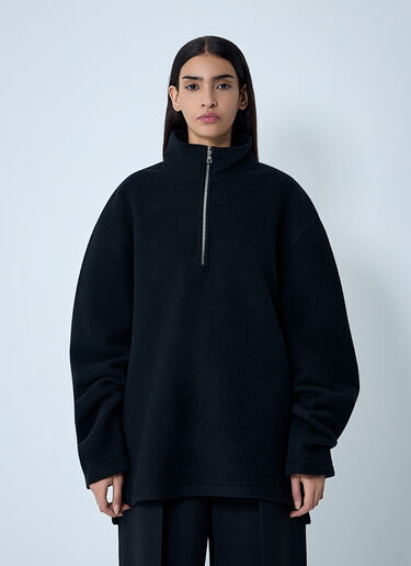 Zip-Up Fleece Sweatshirt RIER Zip-Up Fleece Sweatshirt Black rrr0362004