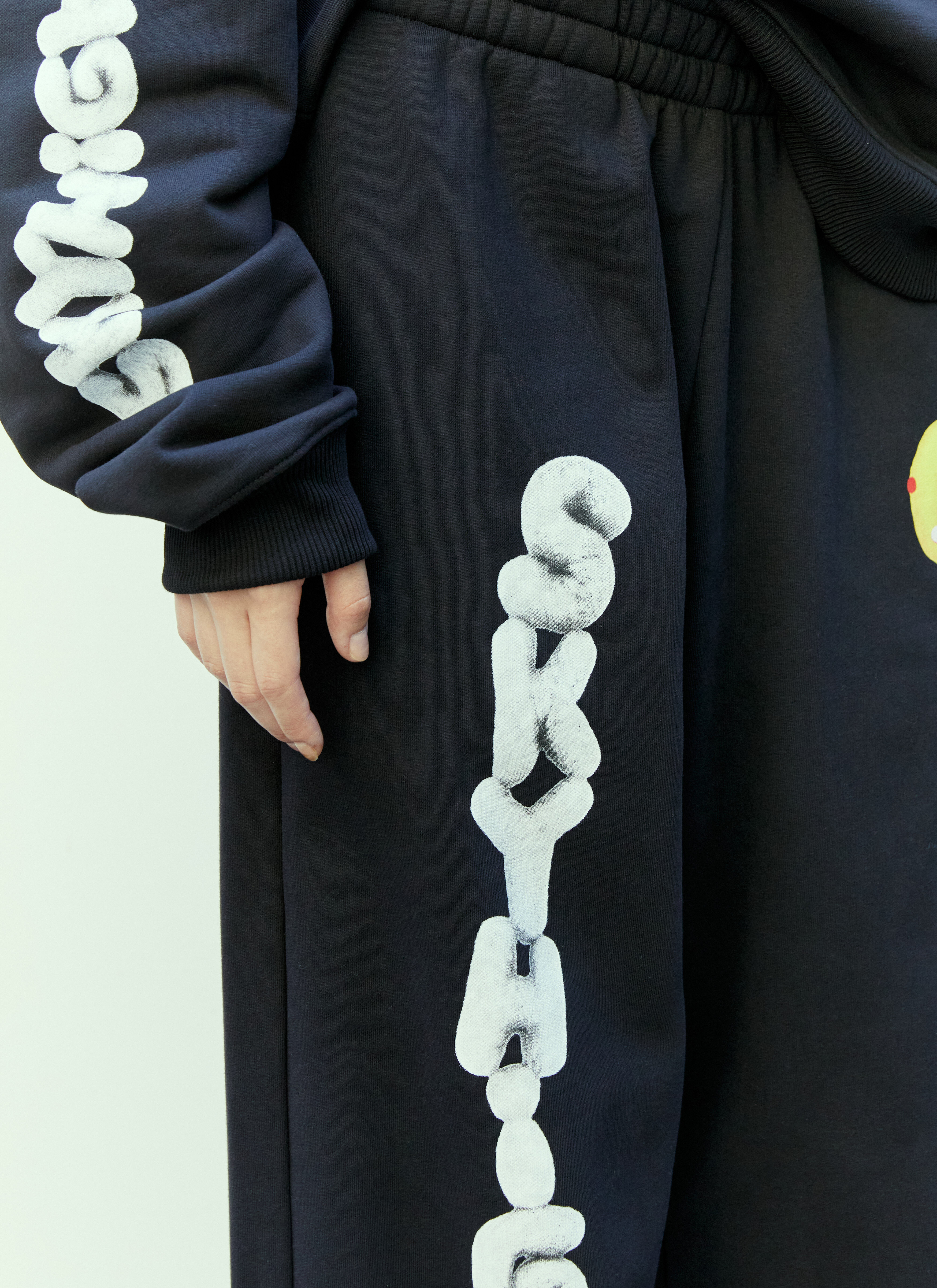 グラフィックプリントトラックパンツ Sky High Farm Workwear レディース グラフィックプリント