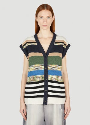 Soulland Alert And Fresh Sleeveless Cardigan Multicolour sld0352001