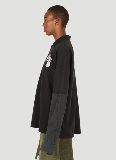 롱 슬리브 폴로 탑 PROTOTYPES 롱 슬리브 폴로 탑 블랙 typ0350006
